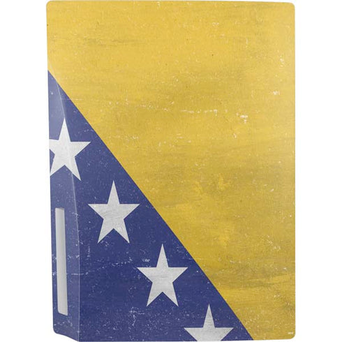 Bosnia and Herzegovina Flag Distressed PS5 Bundle Skin